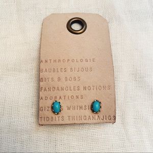 ANTHROPOLOGIE Turquoise Stud Earrings